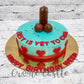 Male Genitals Cake - Creme Castle