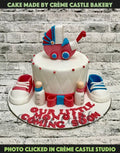 Baby Shower Cradle Cake