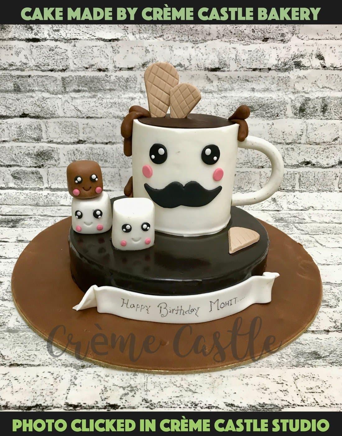Happy Birthday Cake Personalised Mug