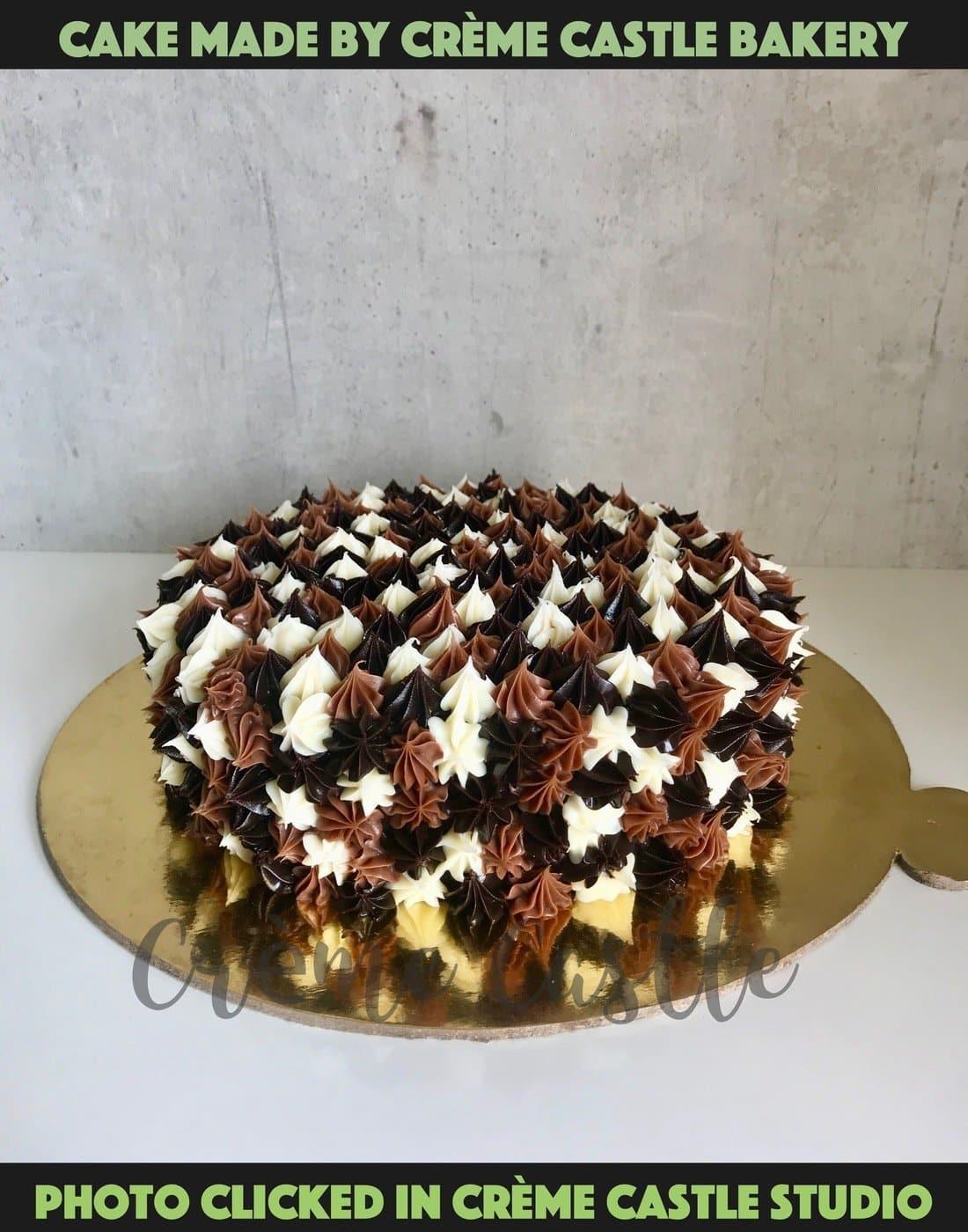 Triple Chocolate Cake - Creme Castle