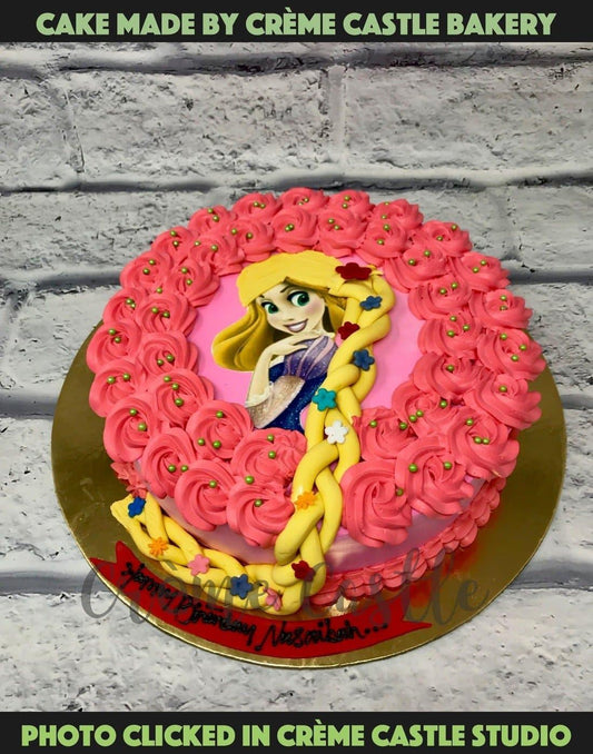 Creamy Hair Cake. Rapunzel Hair Cake. Noida & Gurgaon