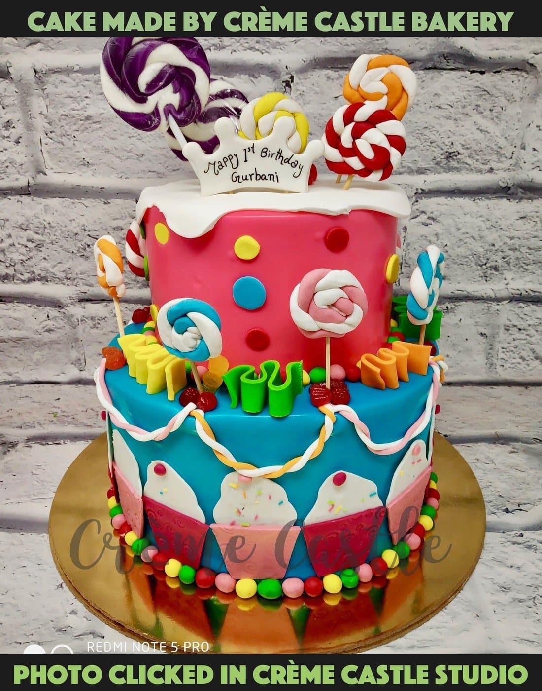 Candyland and Lollypop Cake - Creme Castle
