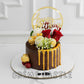 Chocolate Floral and Drip cake - Creme Castle