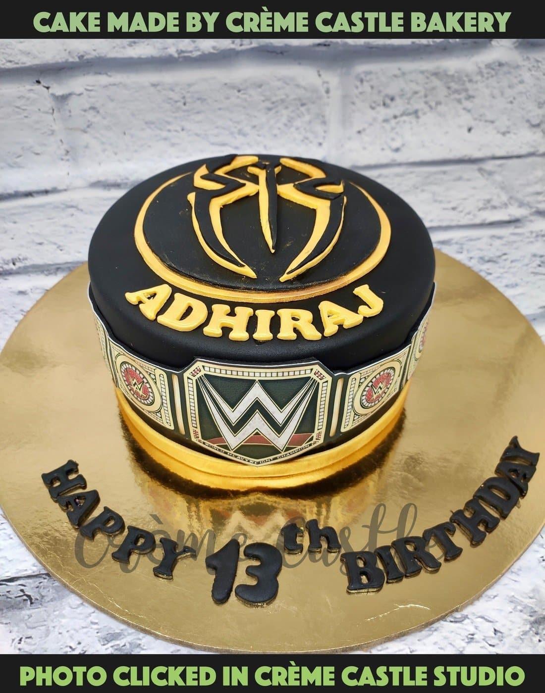 WWE Champion Cake - Creme Castle