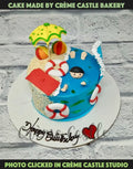 Swimming Theme Cake