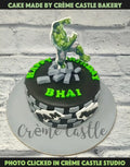 Smashing Hulk Cake