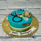 Homeopathy Doctor Theme Cake - Creme Castle