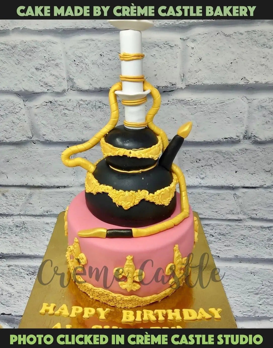 Hookah Theme Cake - Creme Castle