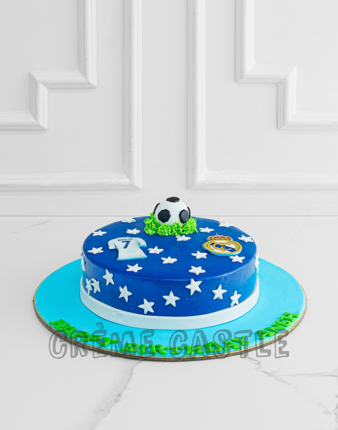 Real Madrid Blue Cake - Creme Castle