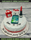 iPhone and Shopping Bags Cake