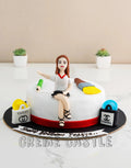 Artist Woman Cake