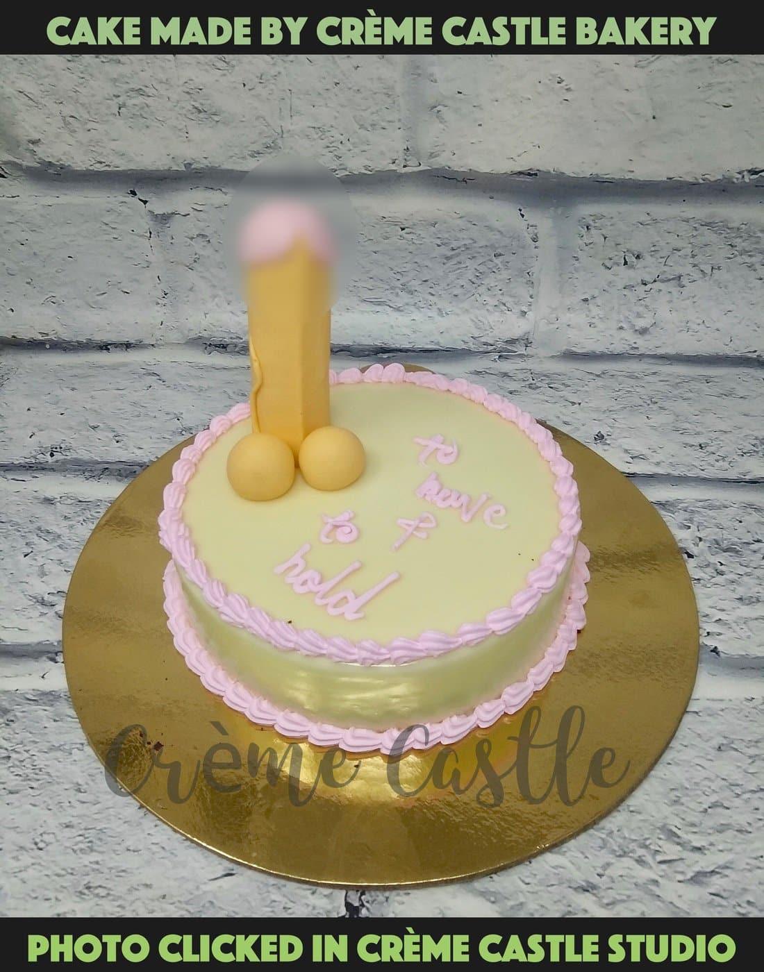 Adult Genitals Cake - Creme Castle