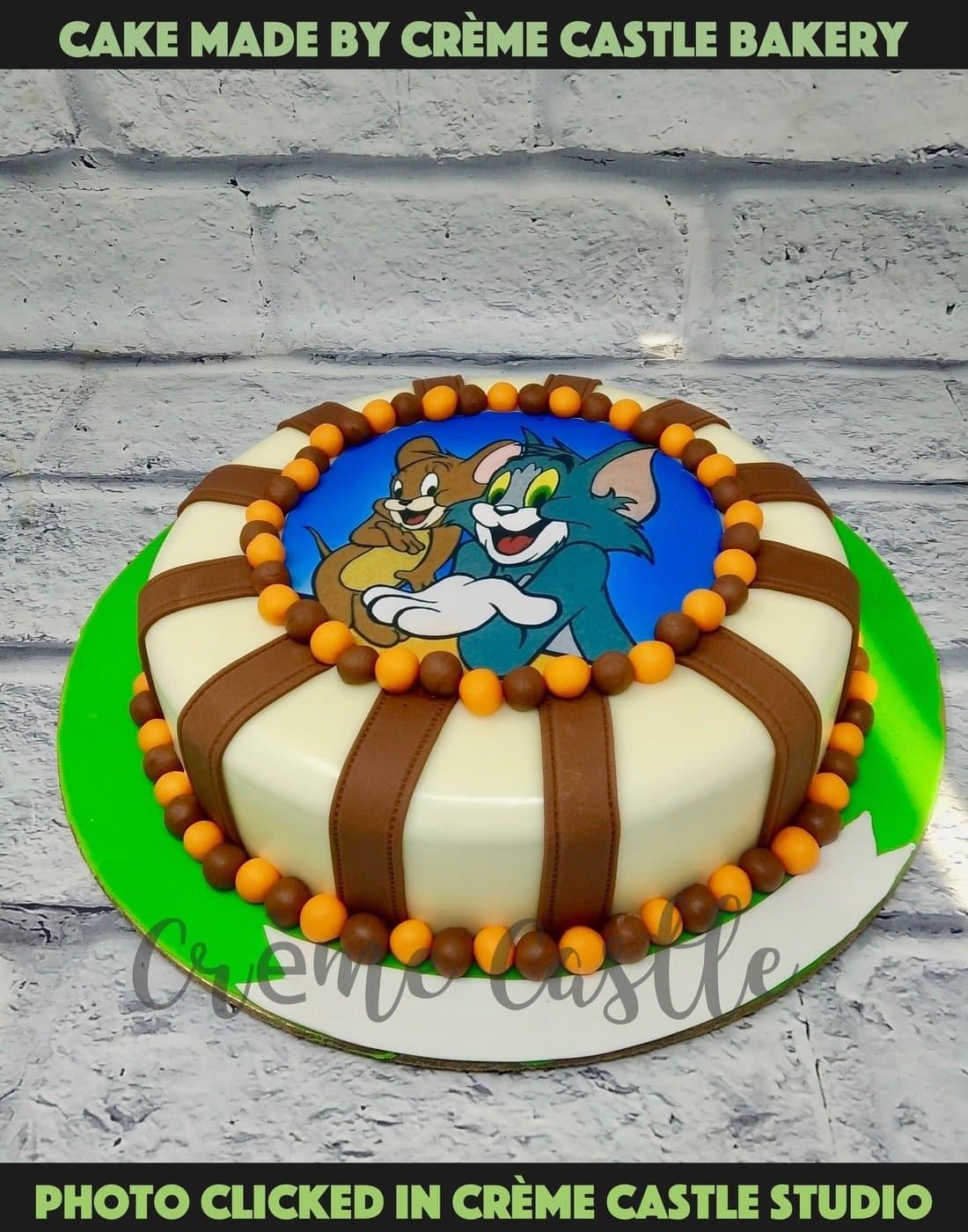 Tom and Jerry Balls Cake. Noida & Gurgaon – Creme Castle