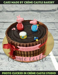 Peppa Pig and KitKat Cake