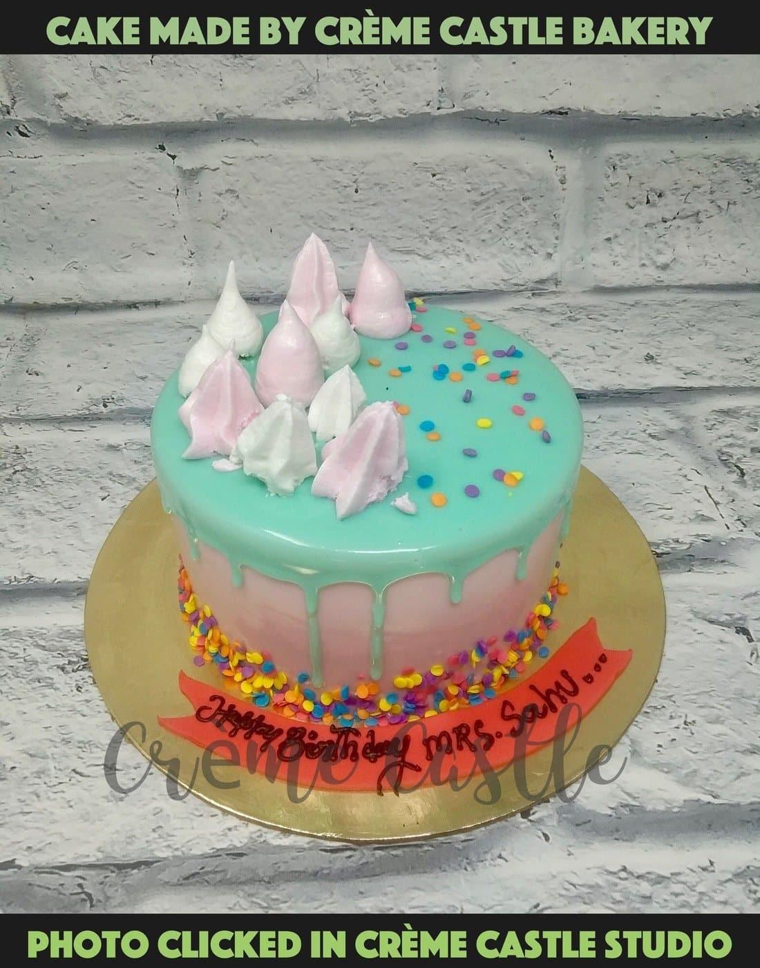 Pastal Tier Cake - Creme Castle