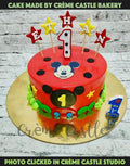 Mickey Mouse Red Cake