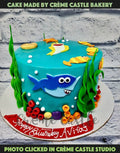 Baby Shark Theme Cake