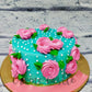Pastel Floral Cake . Customized Cake Bakery Near Me. Noida & Gurgaon