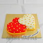 Double Heart Cake - Creme Castle