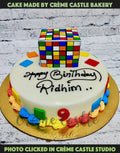 Rubiks Cube Cake