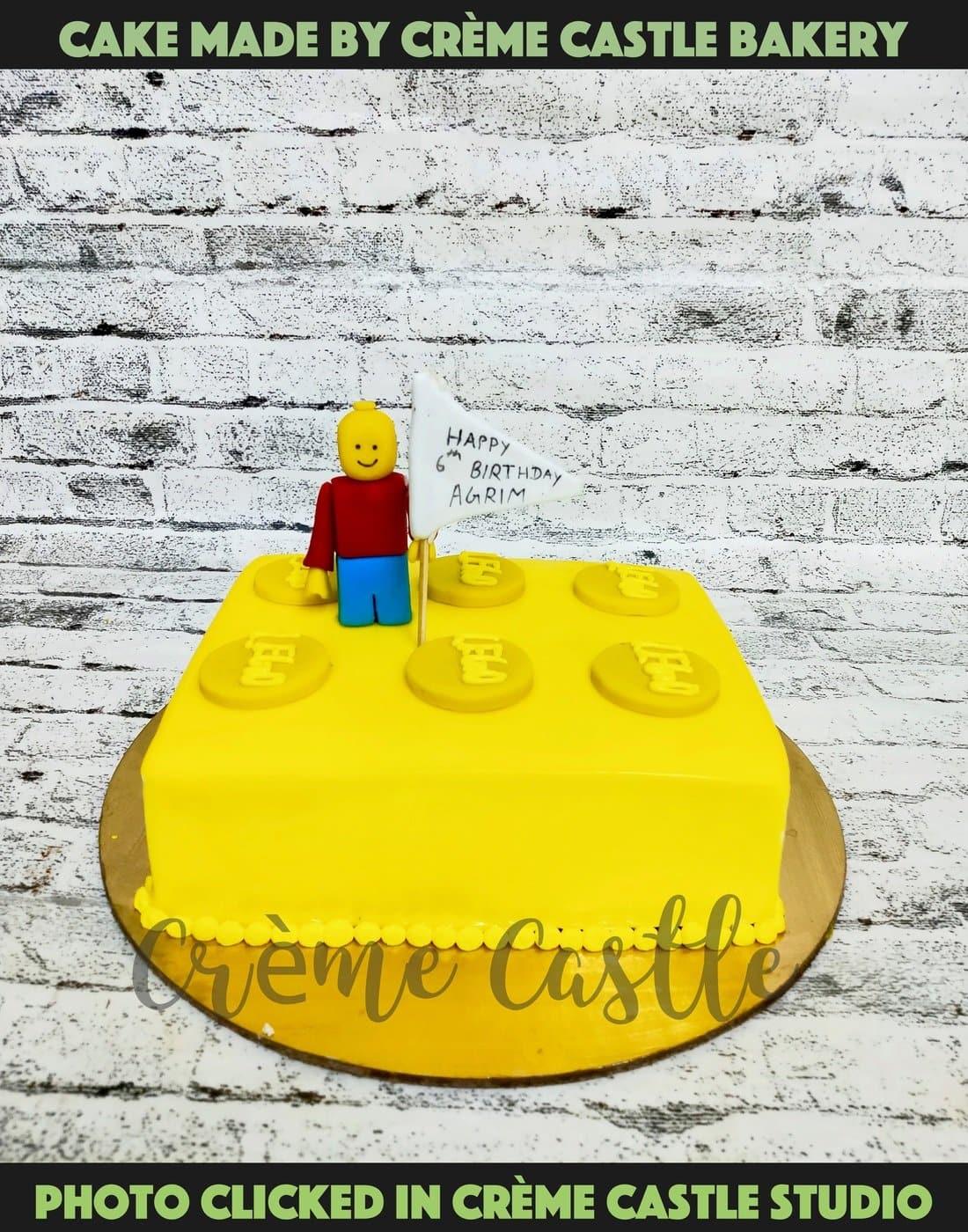 Lego Man Cake - Creme Castle
