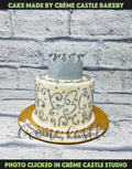 Silver Crown Tiara Cake