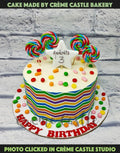 Rainbow and Candy Cake
