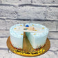 Baby Crossing Cake. 6 Months Half Birthday Cake. Delivery in Noida and Gurgaon