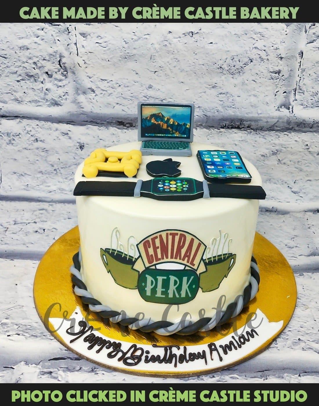 Gadget and TV lover Cake - Creme Castle