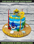 Baby Shar Colorful Cake