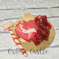 Heart Roses Cake. Valentine Day Cake. Anniversary Cake. Noida Gurgaon