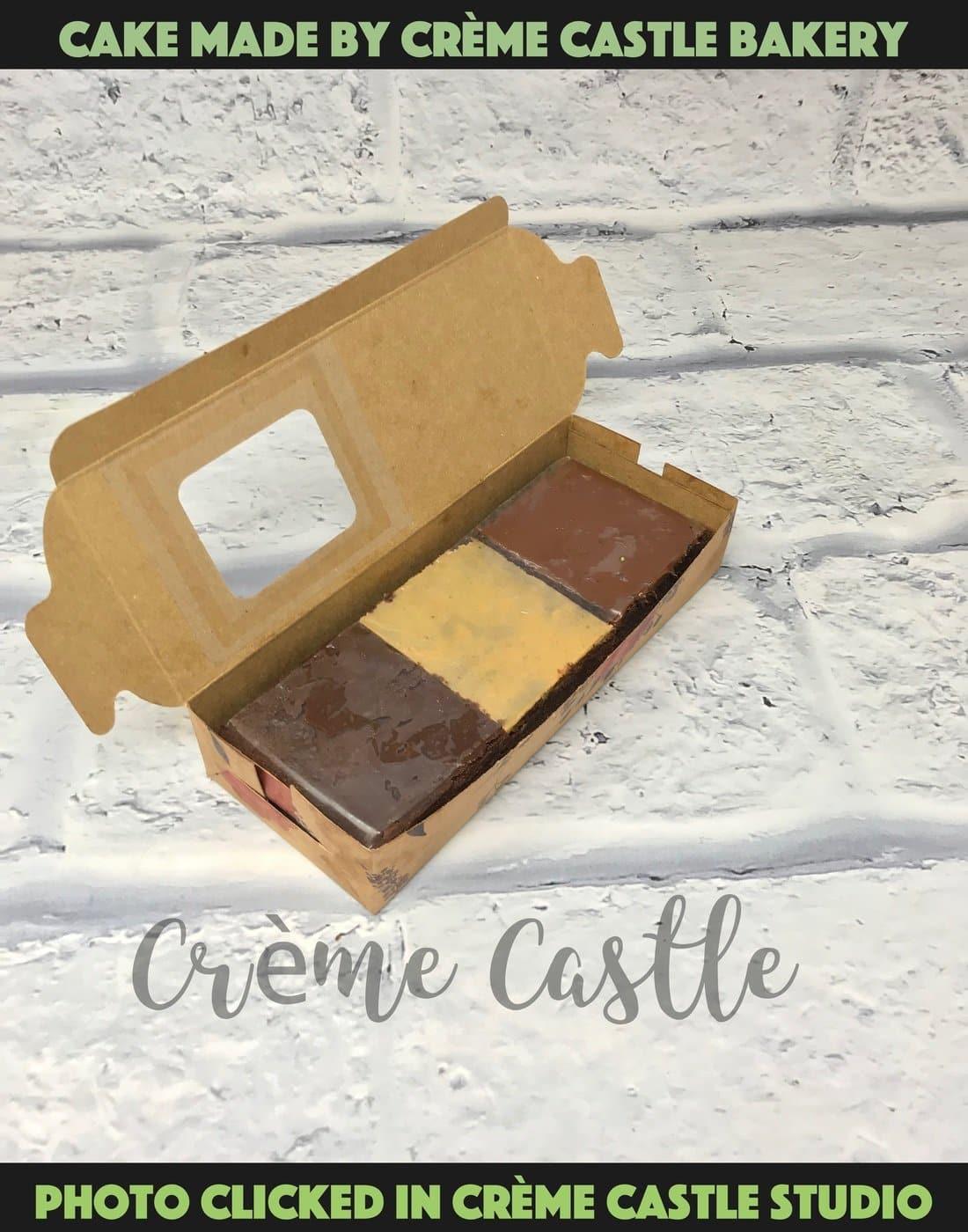 Assorted Set of 3 Brownies - Creme Castle