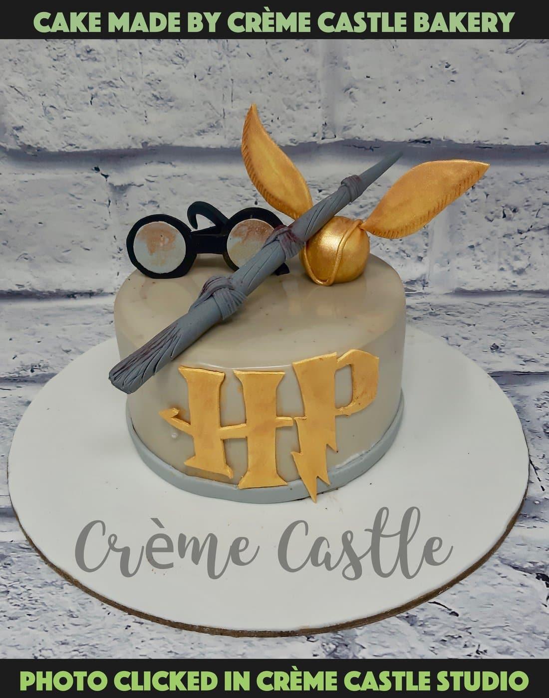 Harry Potter Theme Cake by Creme Castle