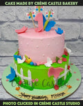 Bees and Scenery Cake