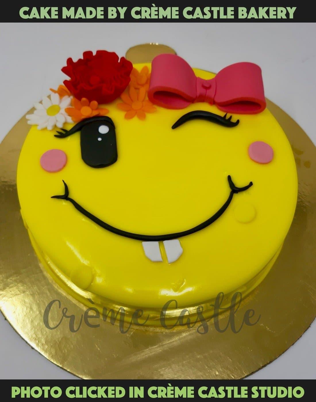 Half KG Smiley Cake | Dolphincake