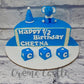 Half Birthday Elephant Cake - Creme Castle