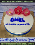 Corporate Floral Cake