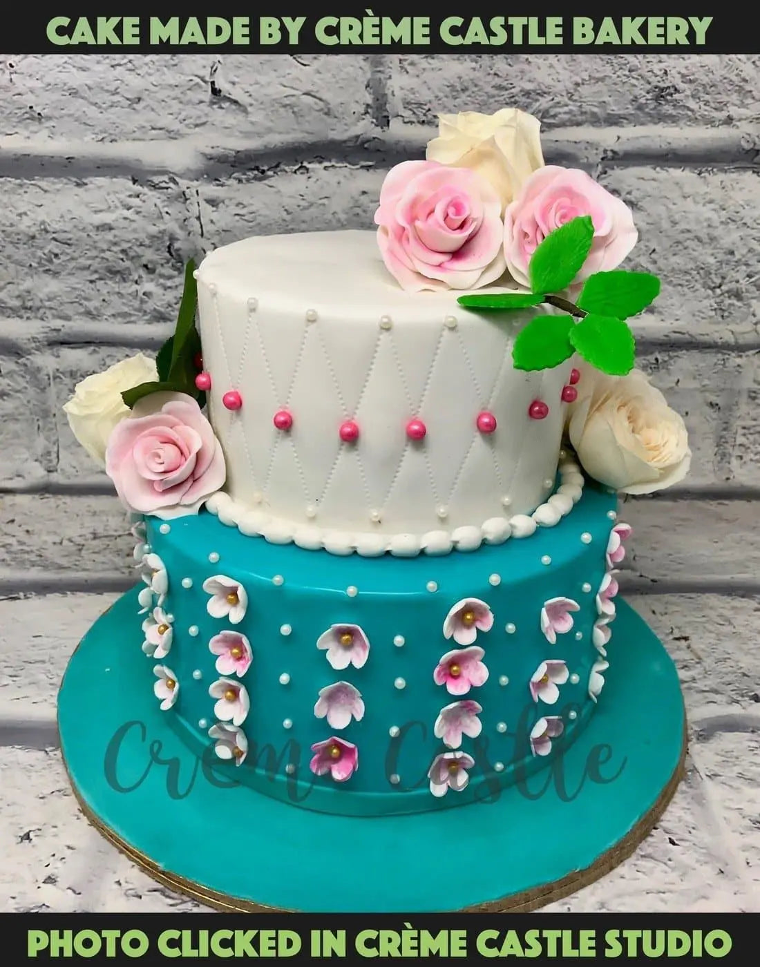 Pastel Floral Cake . Wedding Cake. Engagement Cake. Noida Gurgaon