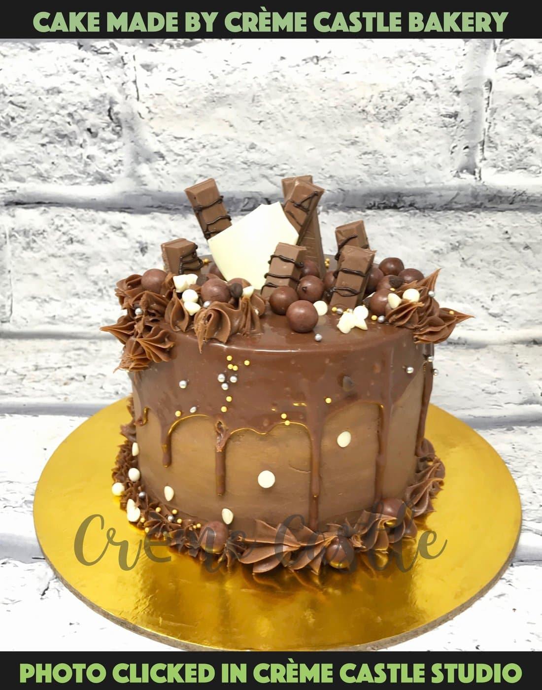 Chocolate Sin Drippy Cake - Creme Castle