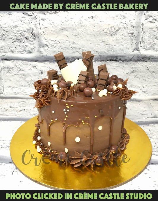 Chocolate Sin Drippy Cake - Creme Castle