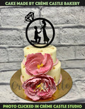Handcrafted Proposal Cake