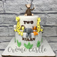 Jungle Minimalist Tier Cake - Creme Castle