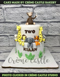 Jungle Minimalist Tier Cake