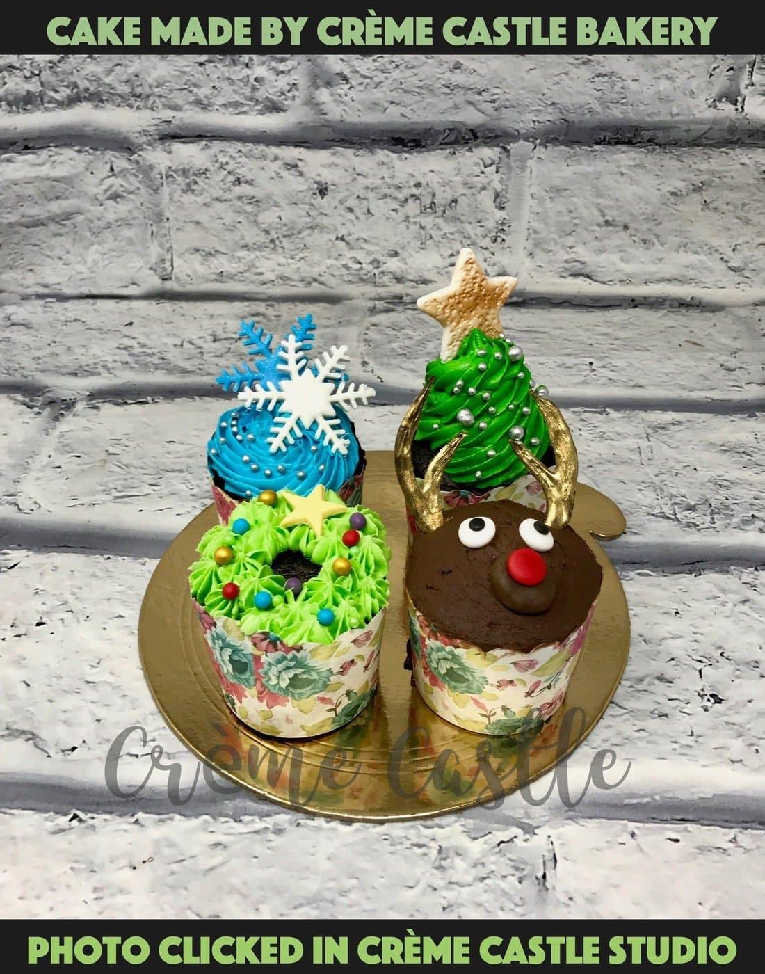 Cupcakes 4 Christmas - Creme Castle