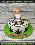 Barbie in Scenery Cake