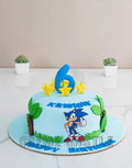 Super Sonic theme Cake
