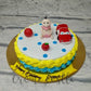 Baby and Car Cake - Creme Castle