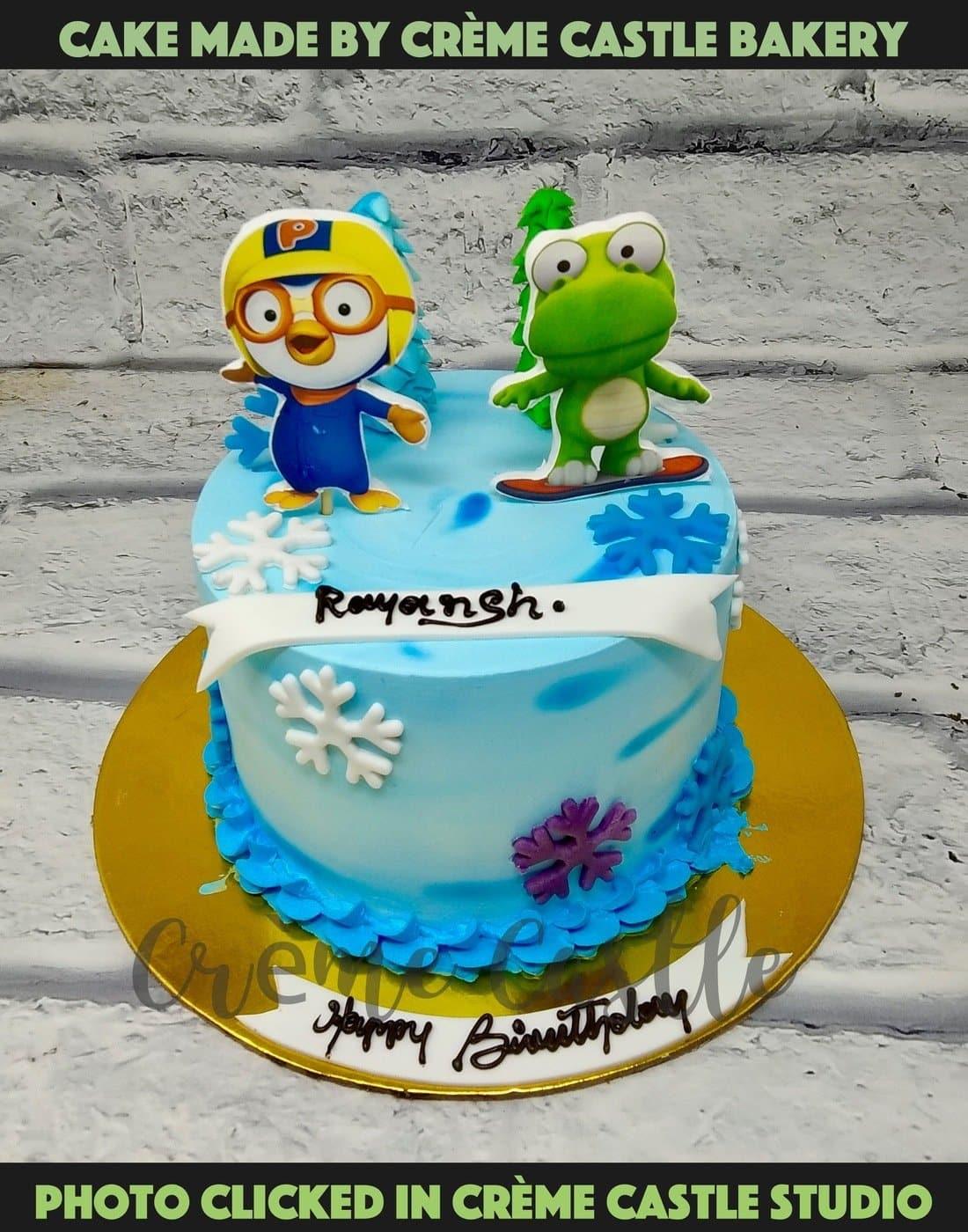 Poroco Cake Crong Cake. Birthday Cakes for Kids. Noida & Gurgaon