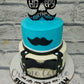 Suit Gentleman Tier Cake - Creme Castle