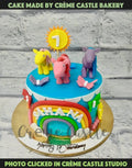 Little Pony and Rainbow Cake